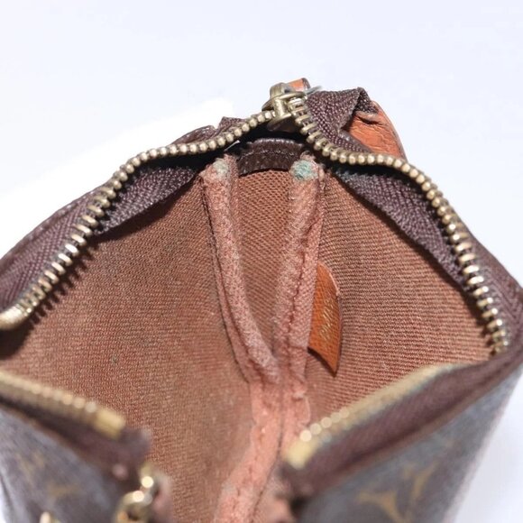 LOUIS VUITTON Monogram Label Collection Trousse Cre Pouch M63800 LV Auth 131828 - Picture 12 of 16